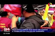 La Victoria: rescatan a niños que eran obligados a trabajar en calles de Gamarra