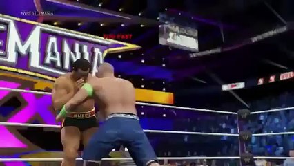 John Cena vs. Rusev - WrestleMania 31 WWE 2K15 Simulation