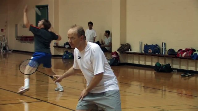Advanced Badminton Techniques : How to Hit a Backhand Overhead Clear Shot in Badminton