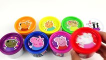 Peppa Pig Play Doh Cans Surprise Eggs With Peppa Pig Toys