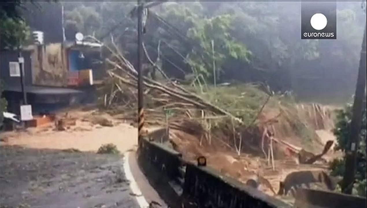 Tote bei Taifun in Taiwan