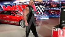 Brock Lesnar destroys J&J Security's Cadillac July 6 2015 WWE RAW