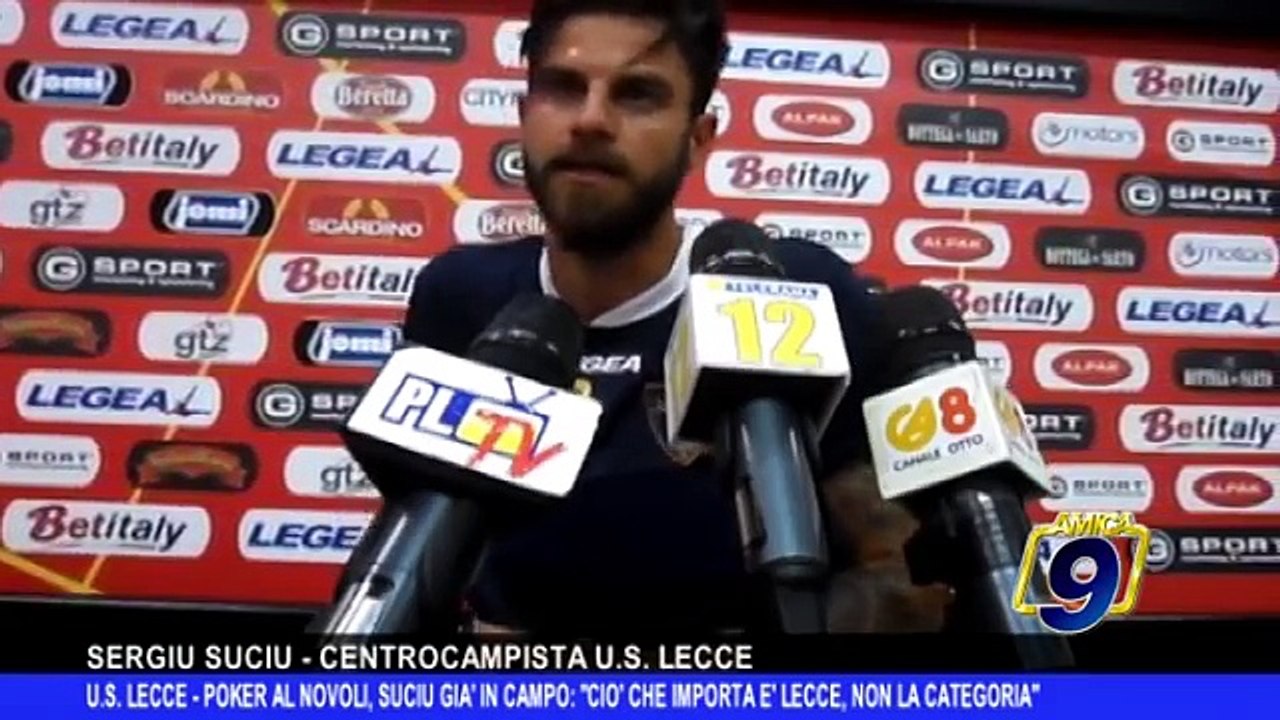 U.S. LECCE | Poker al Novoli, Suciu già in gruppo: "Ciò che importa è Lecce, non la categoria"