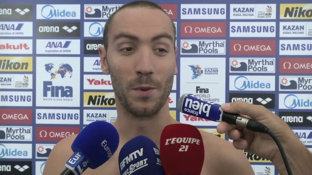 Natation - ChM (H) - 50m dos : Stravius «Ca va se jouer au centième»