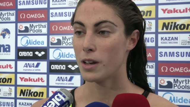 Natation - ChM (F) - 50m nage libre : Santamans «J'avais le coeur qui battait à mille à l'heure»