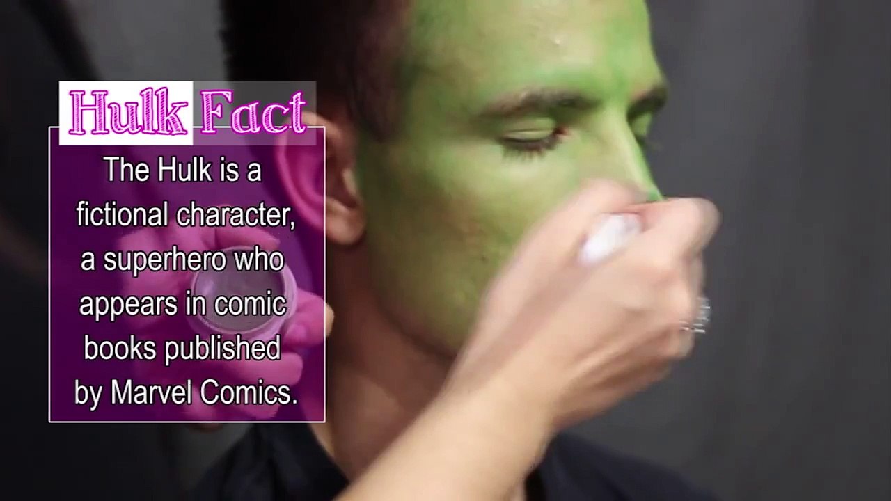 Makeup Tutorial: Inspired by The Incredible Hulk!