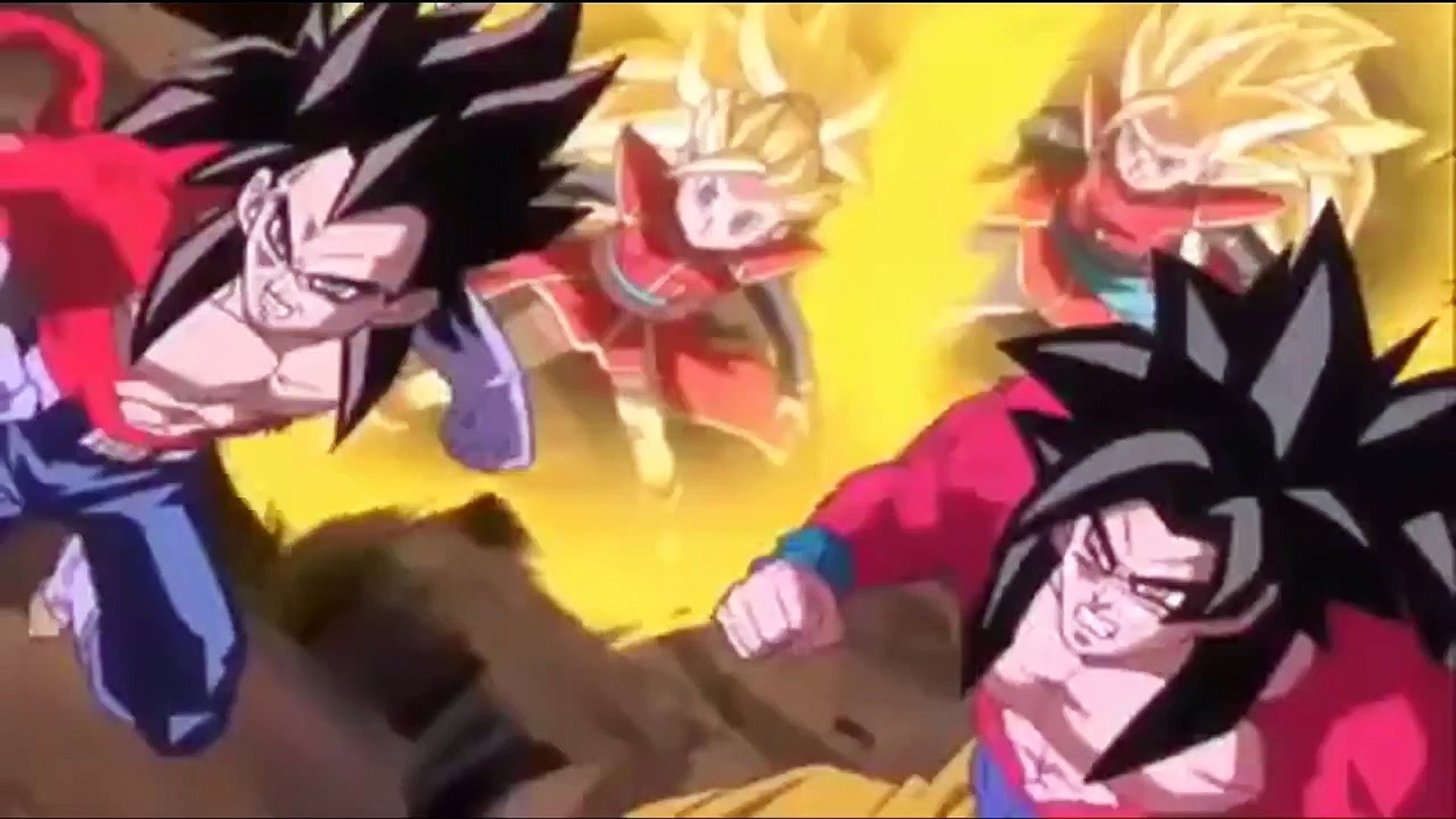 Dragon Ball Heroes Super Saiyan 4 Broly/Goku/Vegeta Opening Animation 