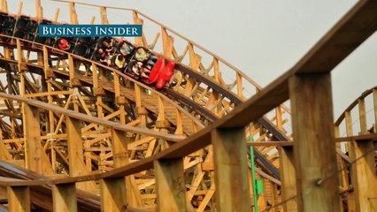 Wanna Ride in This China Wooden Roller Coaster
