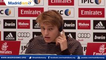 Real Madrid signing Martin Odegaard full English press conference