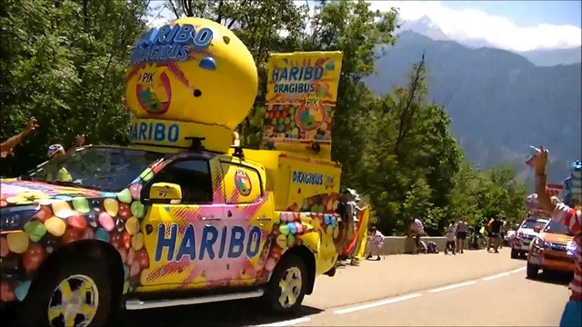 caravane publicitaire Tour 2015 Alpe d'Huez