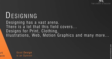 Exploring the field of designing in depth