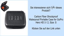 Carbon Fiber Shockproof Waterproof Portable Case for GoPro Hero HD 3 / 2, Size: S