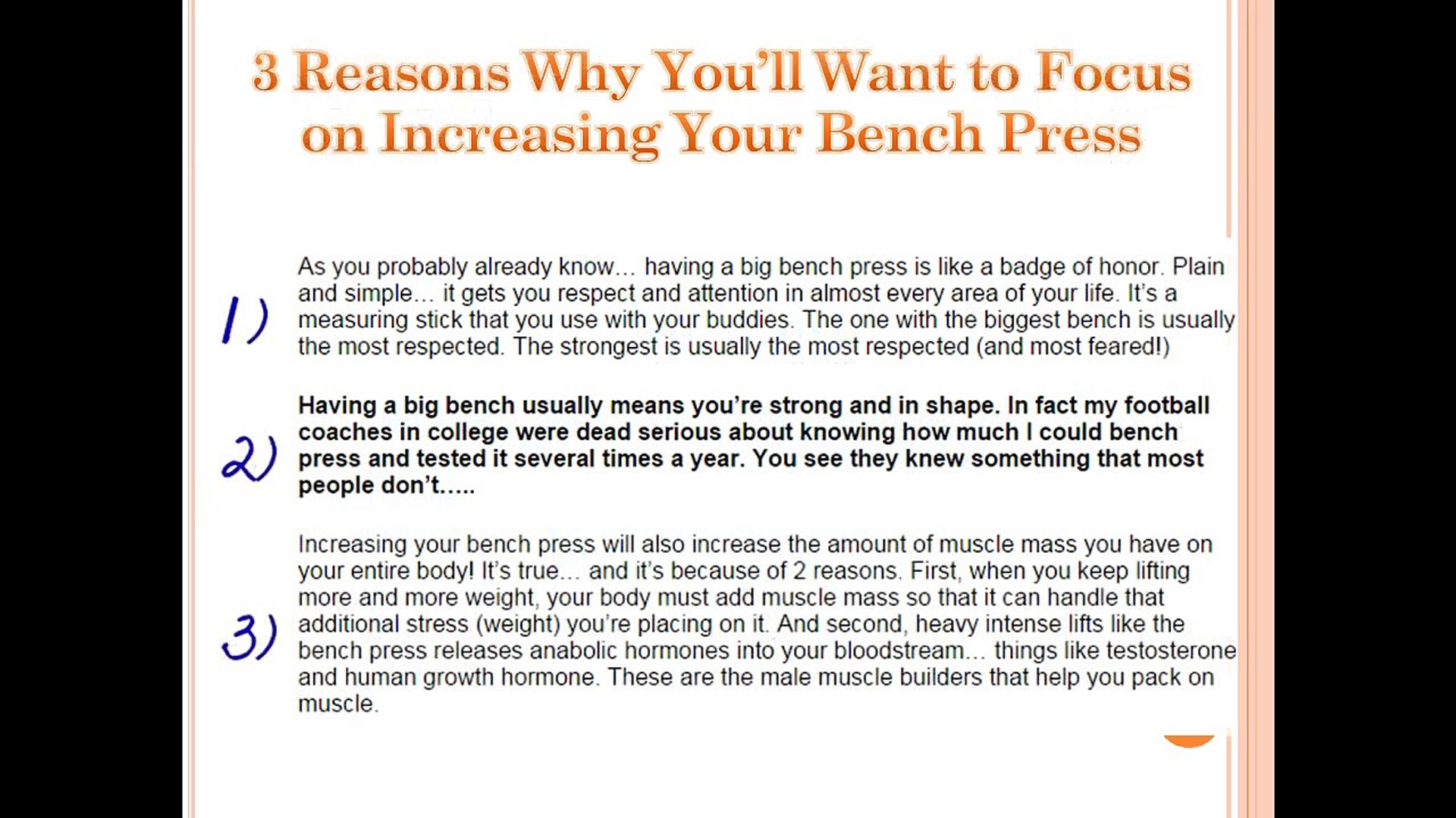 Fastest Way To Build Muscle Increase Bench Press Program From
