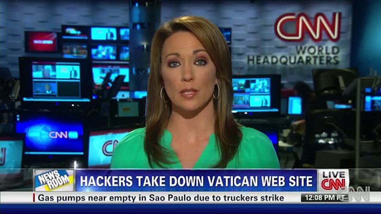 Anonymous Takes Down Vatican Website