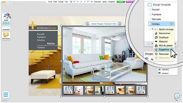 Comment créer un site web gratuit en français avec Wix