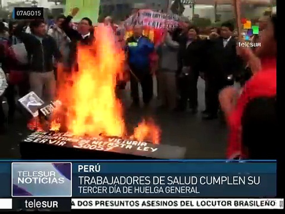 Perú: trabajadores de la salud exigen derechos laborales