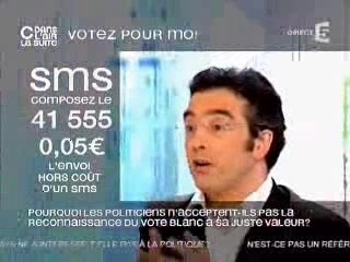 C'est dans l'air parle du vote blanc