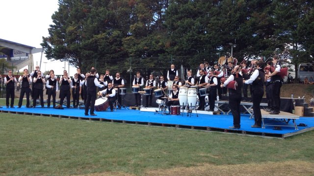 Le bagad de lorient au championnat des bagadou