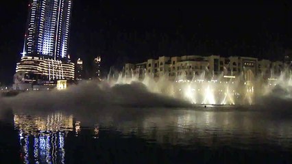 The Dubai Fountain Show Burj Khalifa - Thriller
