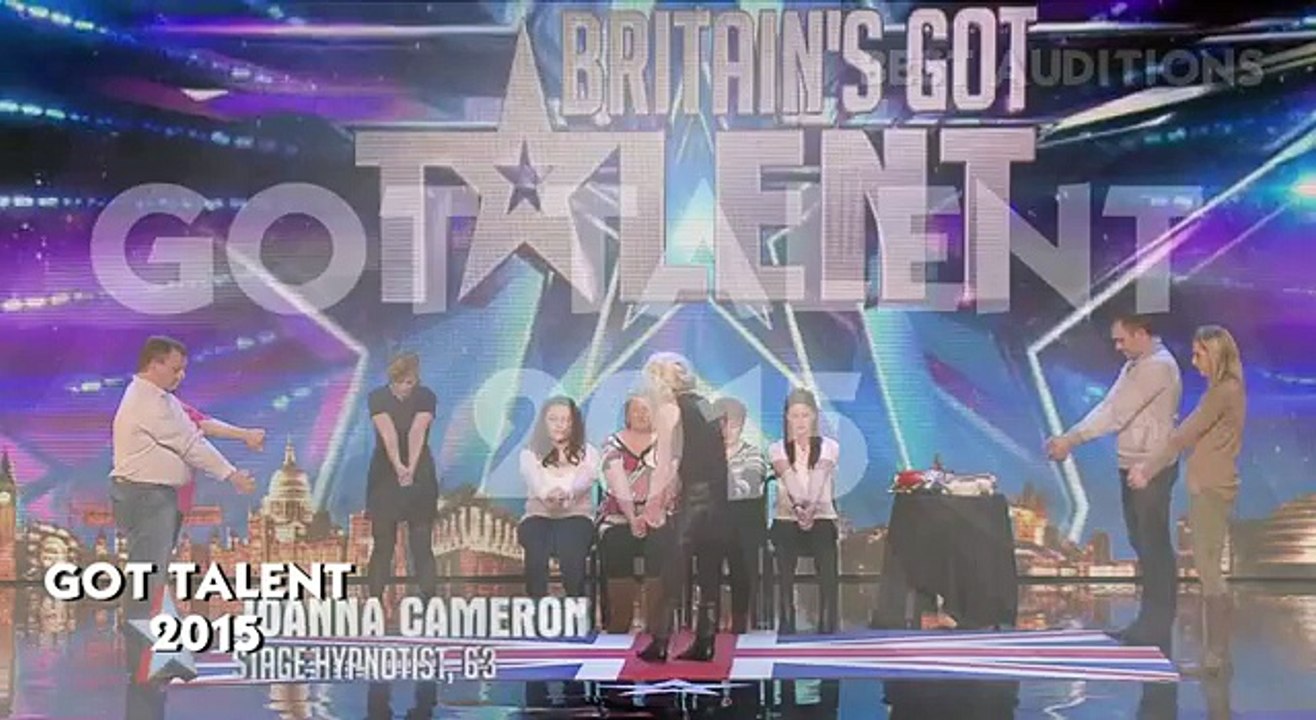 Hypnotist Joanna might send you to sleep... Britain's Got Talent 2015