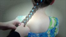 Diagonal Stacked Ribbon Braid Updo, Easter Hairstyles
