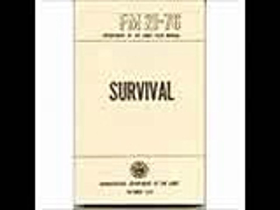 All The Things You Need For A Survival Kit...