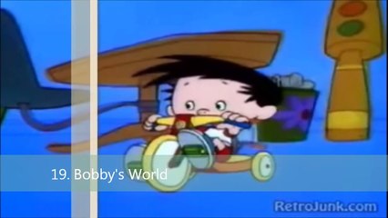 Top 25 Cartoons of the 90s.