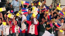 Pope Francis arrives in Manila; Filipinos overjoyed