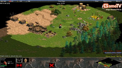 AOE off 4rum GameTV 2013 Linda giao lưu 2vs2 T3