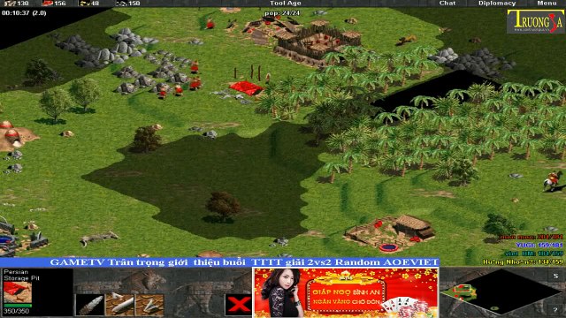 AOE BK Meomeo, Yugi vs VietBM Gunny 22 12 2013 T2