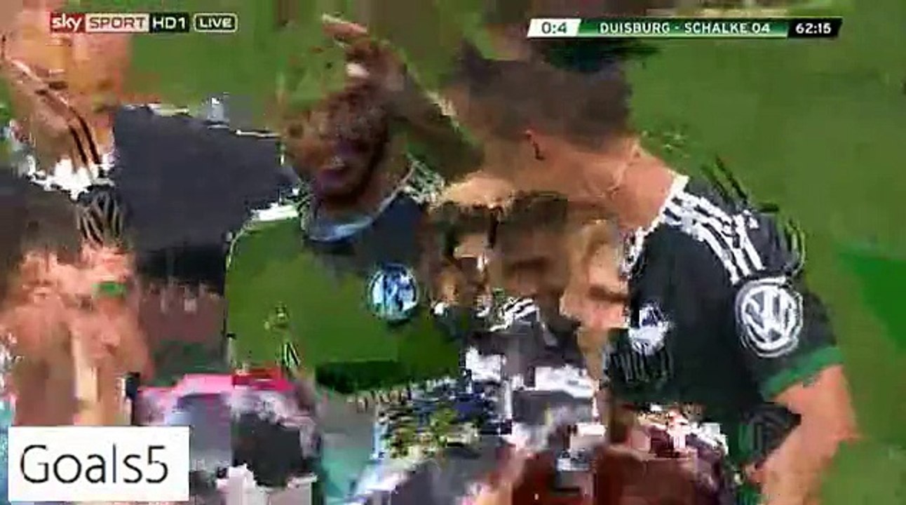 Franco Di Santo Goal Duisburg 0 - 4 Schalke DFB Pokal 8-8-2015