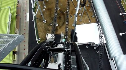 Японские американские горки | 43-метровый спуск под углом 121 градус