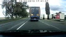 LiveLeak - Head on Collision Between Car and Semi Truck-copypasteads.com