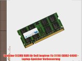 Speicher 512MB RAM f?r Dell Inspiron 11z (1110) (DDR2-6400) - Laptop-Speicher Verbesserung