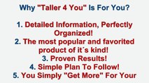 Grow Taller 4 U Review - Discover How to Grow Taller Naturally