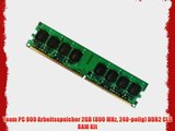 Team PC 800 Arbeitsspeicher 2GB (800 MHz 240-polig) DDR2 CL5 RAM Kit