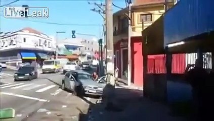 LiveLeak - Man reacts in a unique way after wrecking his Car-copypasteads.com
