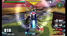 Gundam V.S. Gundam Next Plus : Freedom Vs Force Impulse Gameplay