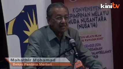 Dr M khuatir Melayu tetap miskin ketika Wawasan 20