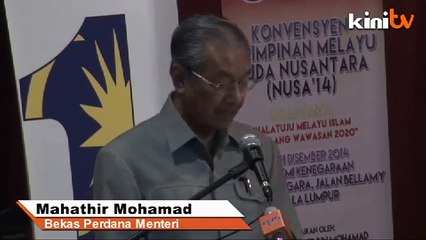 Télécharger la video: Dr M: Parti Melayu terpaksa mengemis untuk raih sokongan Cina