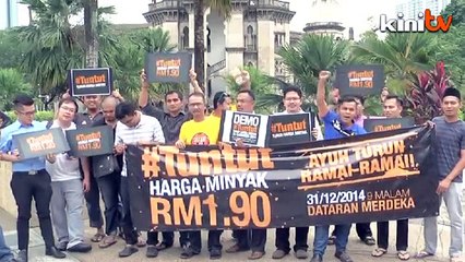 NGO berhimpun malam 31 Dis tuntut harga petrol turun