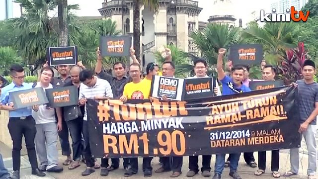 NGO berhimpun malam 31 Dis tuntut harga petrol turun