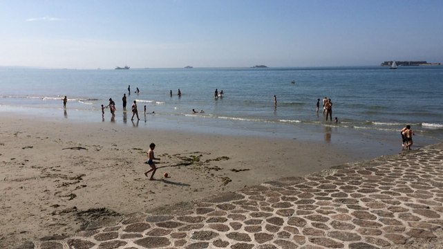 Affluence record sur les plages