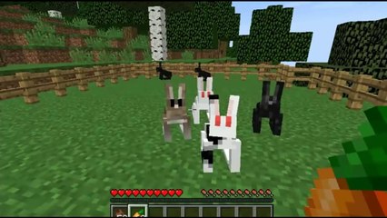 Apprivoiser des lapins | Tutoriel Minecraft FR