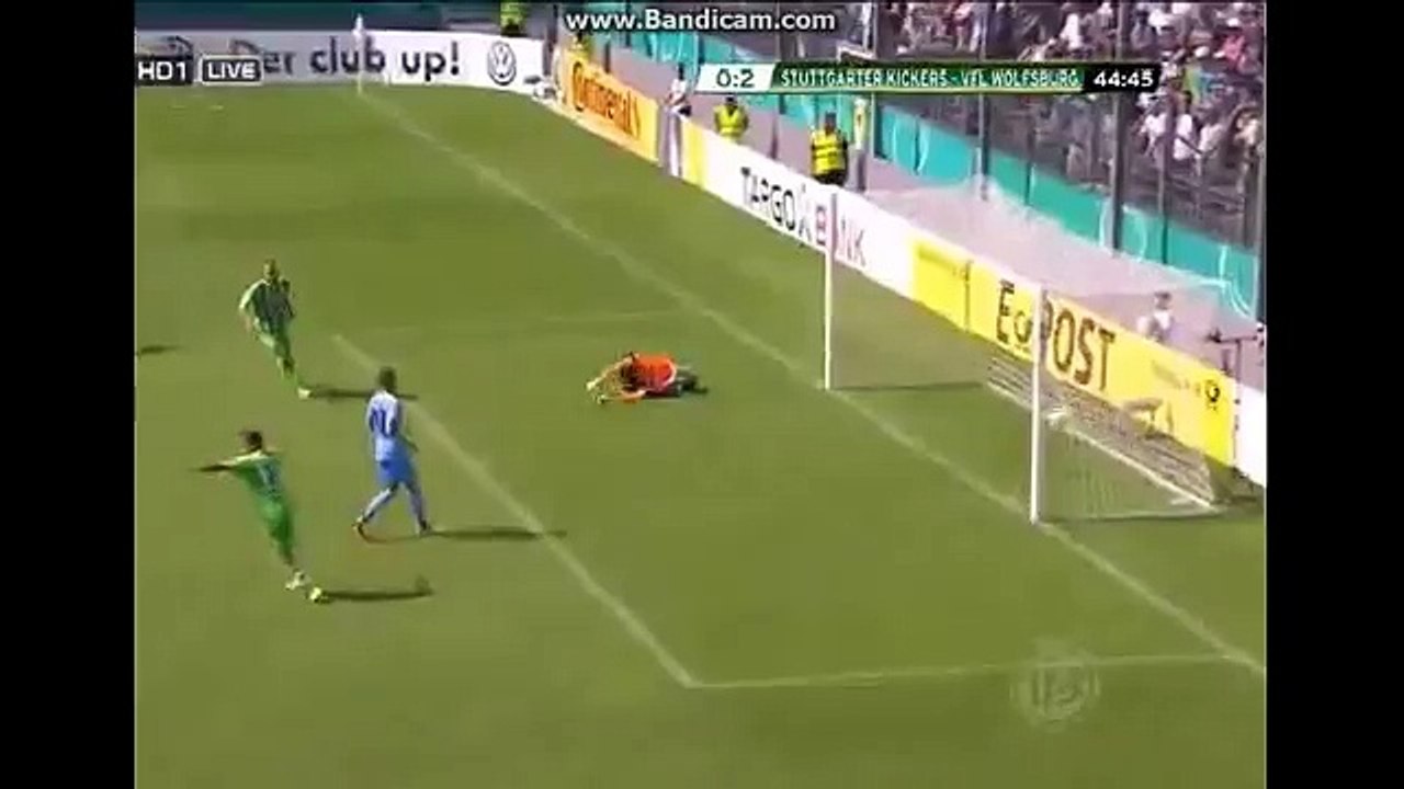 Stuttgarter Kickers vs VFL Wolfsburg 1-4 All Goals & Highlights Alle Torre 2015