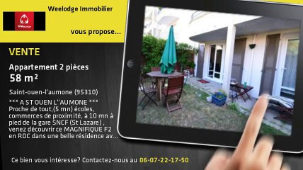 Descargar video: Vente - appartement - Saint-ouen-l'aumone (95310)  - 58m²