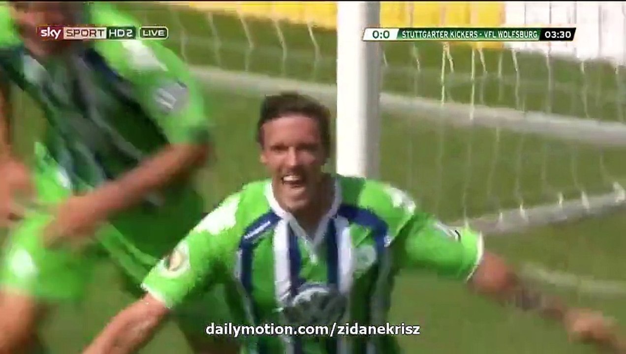 All Goals HD - Stuttgarter 1-4 Wolfsburg - DFB Pokal 08.08.2015 HD