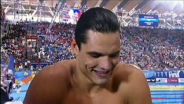 Florent Manaudou, médaillé d'or sur 50 m nage libre : C'est que du bonheur aujourd'hui
