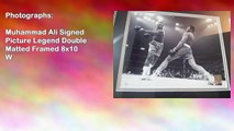 Muhammad Ali Signed Picture Legend Double Matted Framed 8x10 W