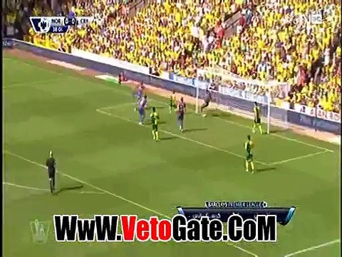 كريستال بالاس يفوز بثلاثيه امام نوريتش سيتى